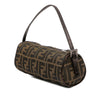 Secondhand Fendi Zucca Canvas Barrel Pochette