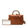 Gucci Leather Bamboo Vanity Bag Secondhand