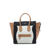 Celine Mini Tricolor Calfskin Luggage Tote Secondhand