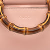 Gucci Mini Leather Bamboo Nymphaea Satchel Secondhand