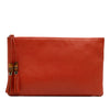 Secondhand Gucci Calfskin Bamboo Tassel Clutch