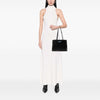 Prada Glace Calf Studded Etiquette Tote Secondhand
