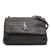 Saint Laurent Medium Croc Embossed Calfskin Monogram West Hollywood Crossbody Secondhand