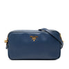 Prada Mini Saffiano Double Zip Crossbody Secondhand