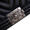 Chanel Old Medium Chevron Lambskin Boy Flap Secondhand