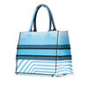 Dior Medium Embroidered Canvas Zebra D Jungle Pop Book Tote Secondhand