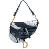 Dior Canvas Embroidered Tie Dye Saddle Bag Secondhand
