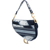Dior Canvas Embroidered Tie Dye Saddle Bag Secondhand