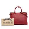 Burberry Medium Leather and House Check Banner Satchel Secondhand