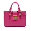 Miu Miu Goatskin Madras Satchel Secondhand