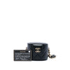Chanel Mini Quilted Lambskin Round Vanity Case with Chain Secondhand