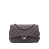 Chanel Maxi Classic Jersey Single Flap Secondhand