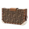 Fendi Mini Zucca Coated Canvas Trunk Baguette Crossbody Secondhand