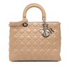 Secondhand Dior Large Lambskin Cannage Lady Dior
