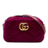 Gucci Small GG Marmont Matelasse Velvet Crossbody Secondhand