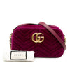 Gucci Small GG Marmont Matelasse Velvet Crossbody Secondhand
