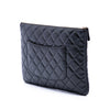 Chanel CC Quilted Lambskin Pouch with Mini Flap Purse Secondhand