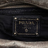 Prada Craquele Leather Studded Satchel Secondhand