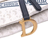 Dior Perforated Oblique Embossed Calfskin Saddle Bag Secondhand