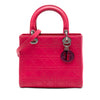 Dior Medium Ultra Matte Calfskin Cannage Embossed Lady Dior Secondhand