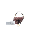 Dior Mini Oblique Canvas Saddle Bag Secondhand