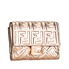Fendi Zucca Embossed Compact Wallet Secondhand