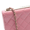 Chanel Lambskin Trendy CC Wallet On Chain Secondhand