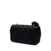 Chanel Mini CC Quilted Satin Camellia Flap Secondhand