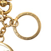 Louis Vuitton Gold Plated LV Circle Key Holder and Bag Charm Secondhand