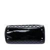 Chanel Large Quilted Patent Just Mademoiselle Bowling Bag Secondhand