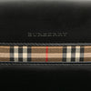 Burberry House Check Trimmed Leather Handbag Secondhand