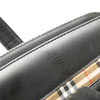 Burberry House Check Trimmed Leather Handbag Secondhand
