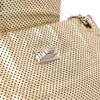 Chanel Perforated Crackled Metallic Calfskin Drill Tote Secondhand