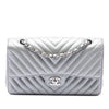 Chanel Medium Classic Chevron Caviar Double Flap Secondhand