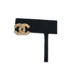 Chanel CC Gold Plated Push Back Earrings Secondhand