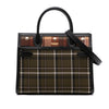 Burberry Small Wool Tartan Title Satchel Secondhand