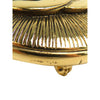 Chanel CC Gold Plated Round Pin Brooch Secondhand