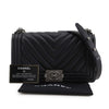 Chanel Old Medium Chevron Calfskin Boy Flap Secondhand