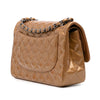 Chanel Jumbo Classic Metallic Patent Double Flap Secondhand