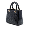 Dior Medium Patent Cannage Lady Dior Secondhand