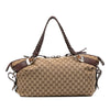 Gucci Medium GG Canvas Bamboo Bar Tote Secondhand