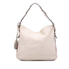 Gucci Medium Pebbled Calfskin Web Heritage Shoulder Bag Secondhand