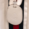 Gucci Medium Pebbled Calfskin Web Heritage Shoulder Bag Secondhand