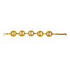 Secondhand Chanel CC Gold Plated Link Bracelet