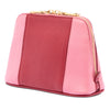 Prada Bicolor Saffiano Cosmetic Pouch Secondhand