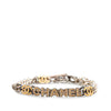 Chanel Silver Plated Enamel Logo Bracelet Secondhand