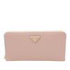 Prada Saffiano Triangle Logo Long Wallet Secondhand