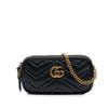 Gucci Mini GG Marmont Matelasse Leather Triple Zip Crossbody Secondhand