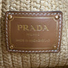 Prada Mini Raffia Effect Crochet Bucket Bag Secondhand