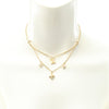 Louis Vuitton Gold Plated Faux Pearl LV Floragram Necklace Secondhand